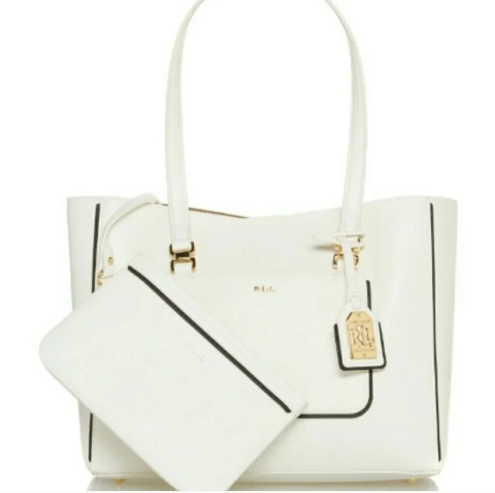 NWOT Ralph Lauren Dorsett Shopper Bag Set